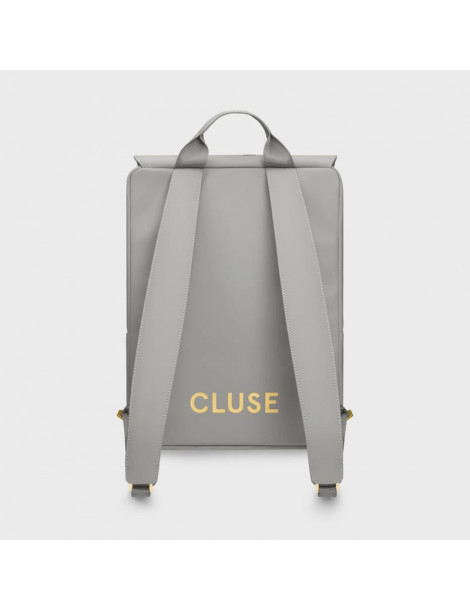 CLUSE Sac A Dos Nuitée Light Grey, Gold Colour