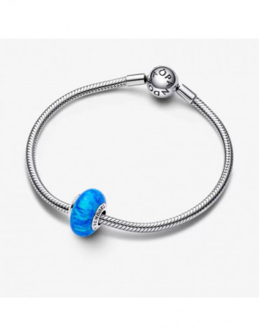 PANDORA Charm Bleu Profond Océan Opalescent