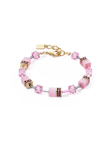 COEUR DE LION Bracelet GeoCUBE® Iconic Mono Rose