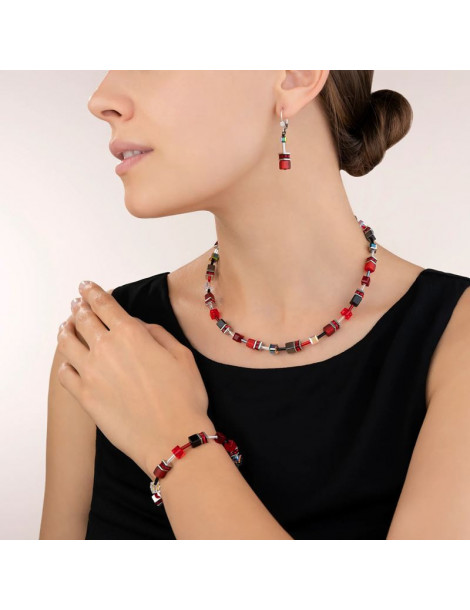 COEUR DE LION Bracelet GeoCUBE® Rouge Hématite