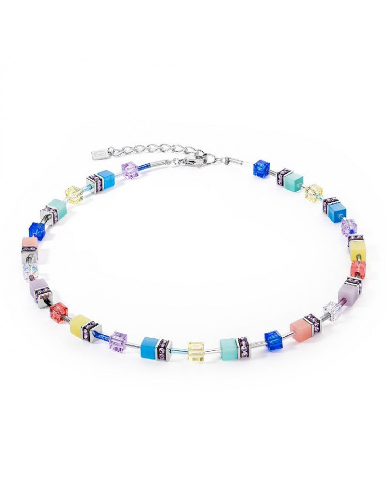 COEUR DE LION Collier GeoCUBE® Iconic Happiness