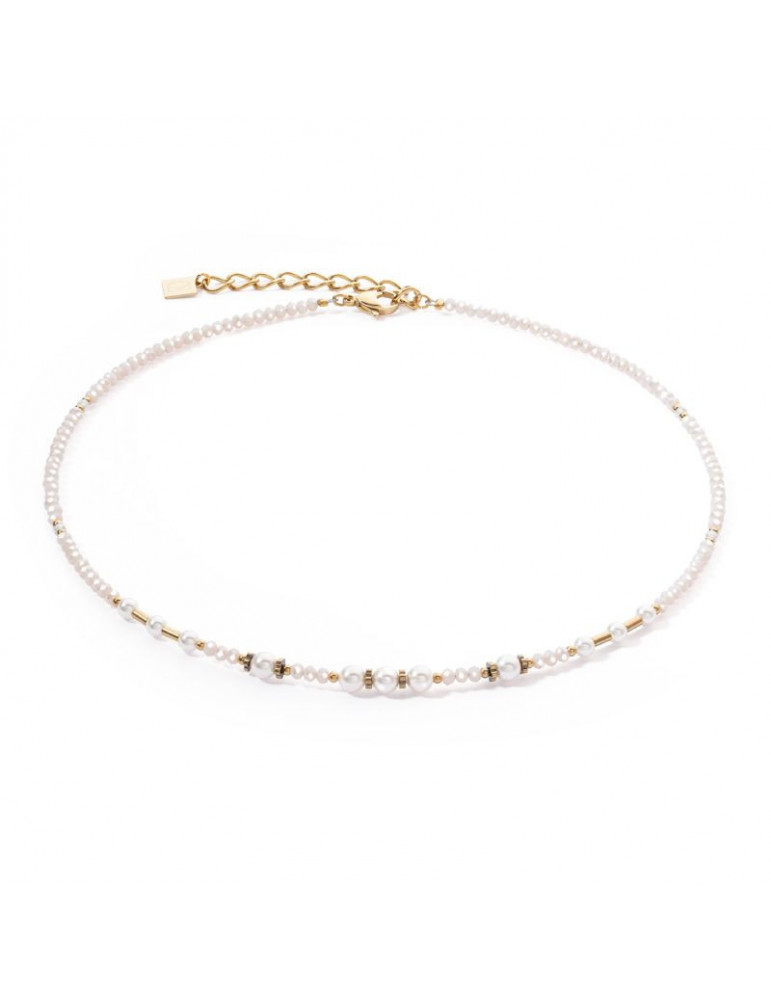 COEUR DE LION Collier Little Twinkle Pearl Mix Blanc