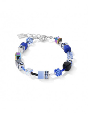 COEUR DE LION Bracelet GeoCUBE® Bleu Cobalt
