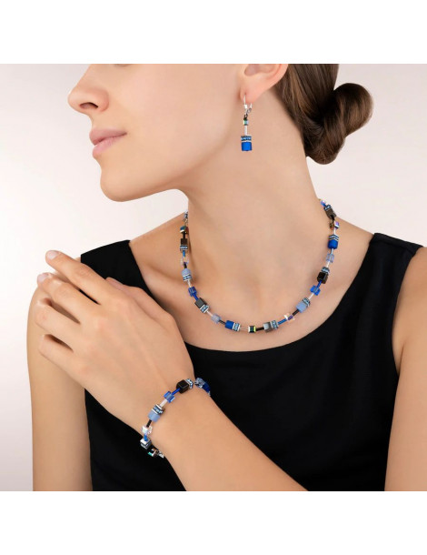 COEUR DE LION Bracelet GeoCUBE® Bleu Cobalt