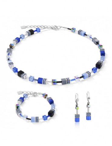 COEUR DE LION Bracelet GeoCUBE® Bleu Cobalt