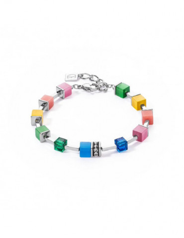 COEUR DE LION Bracelet GeoCUBE® Iconic Pure Rainbow