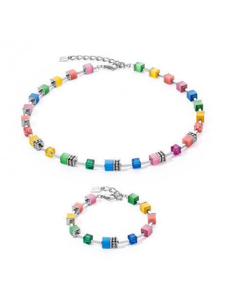 COEUR DE LION Bracelet GeoCUBE® Iconic Pure Rainbow