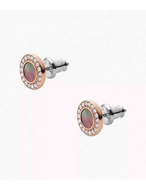 FOSSIL Clous D'oreilles Glitz Nacre