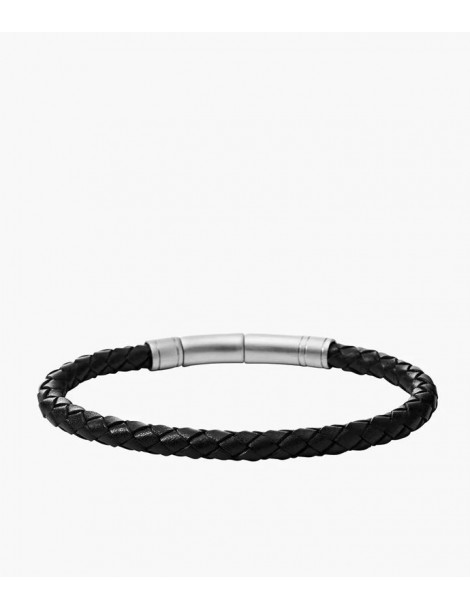 FOSSIL Bracelet Cuir Tressé