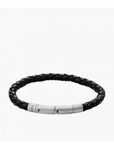 FOSSIL Bracelet Cuir Tressé