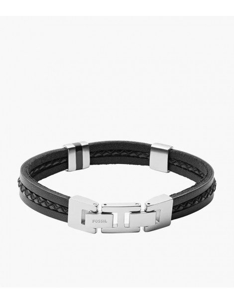 FOSSIL Bracelet Multi-Rangs Leather Essentials