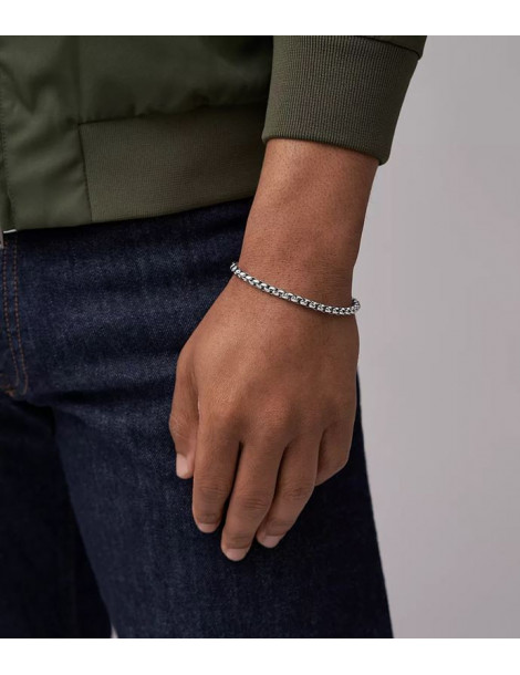 FOSSIL Bracelet Chaîne Ellis All Stacked Up