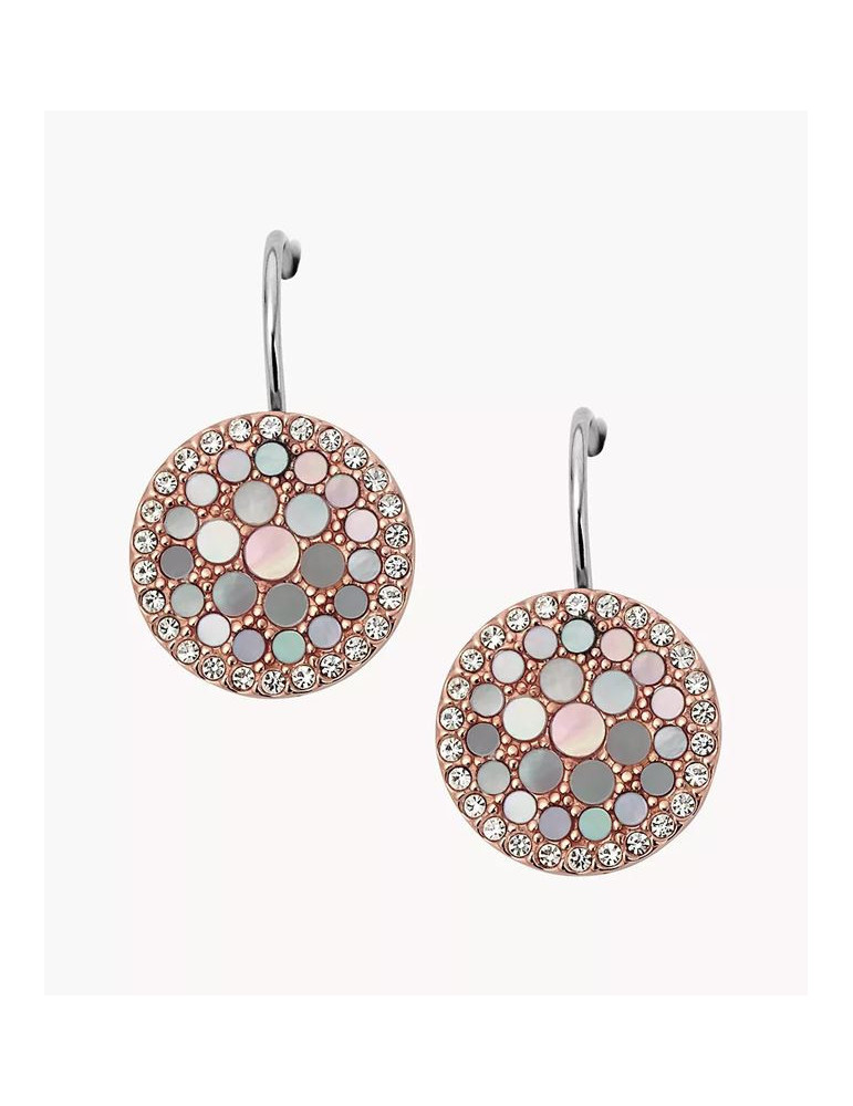 FOSSIL Boucles D'oreilles Mosaic Disques