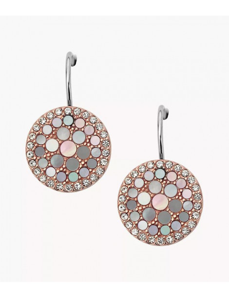 FOSSIL Boucles D'oreilles Mosaic Disques