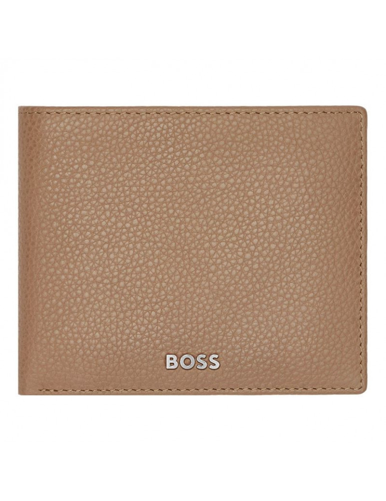 HUGO BOSS Portefeuille Classic Grained Camel