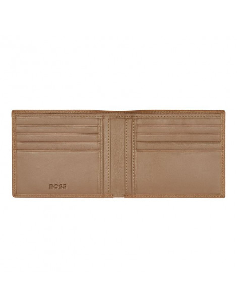 HUGO BOSS Portefeuille Classic Grained Camel