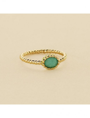 AGATHA Bague Atma Amazonite | 50