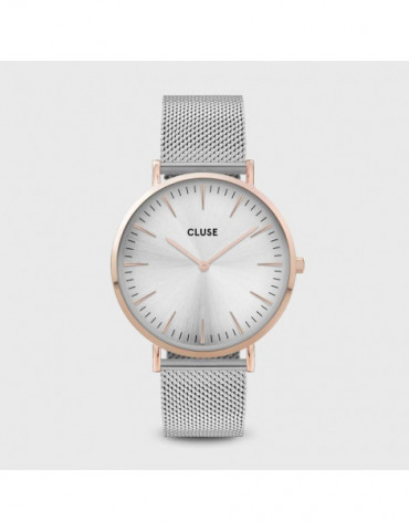 CLUSE Montre Boho Chic Mesh Bicolour