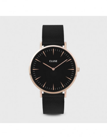 CLUSE Montre Boho Chic Mesh Black