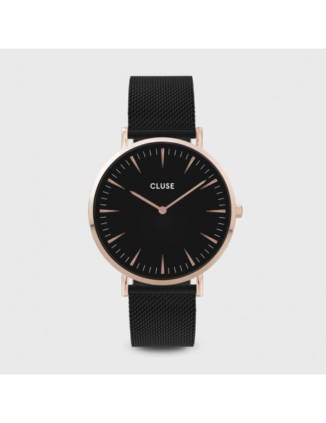 CLUSE Montre Boho Chic Mesh Black