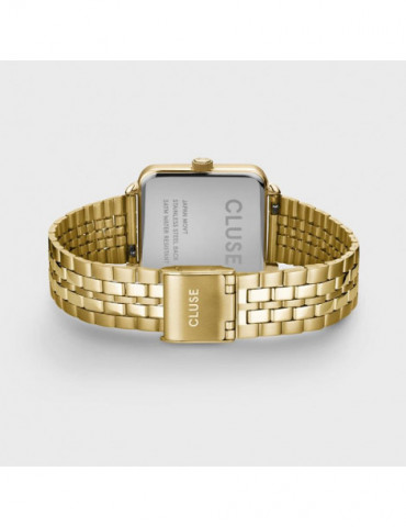 CLUSE Montre Tétragone Steel Dark Cherry Gold