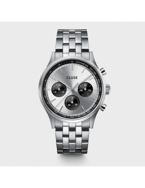 CLUSE Montre Anthéor Multifunction Steel Silver