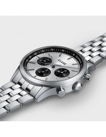 CLUSE Montre Anthéor Multifunction Steel Silver