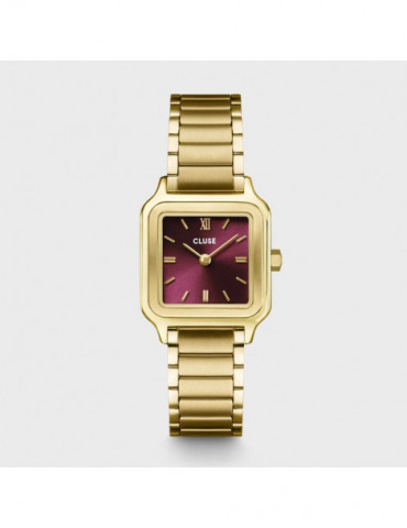 CLUSE Montre Gracieuse Petite Steel Dark Cherry Gold