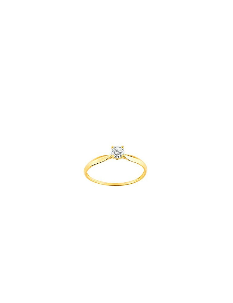 Bague solitaire 4 griffes