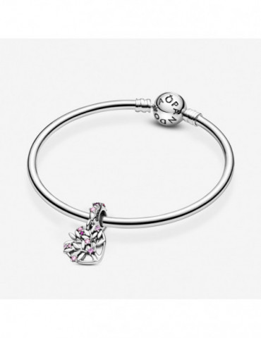 PANDORA Charm Pendant Arbre De Vie Cœur Rose