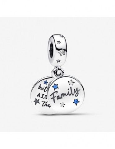 PANDORA Charm Pendant Double Amour Familial