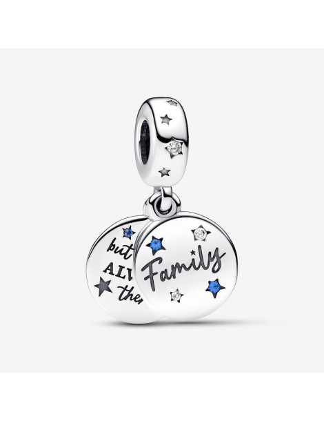 PANDORA Charm Pendant Double Amour Familial