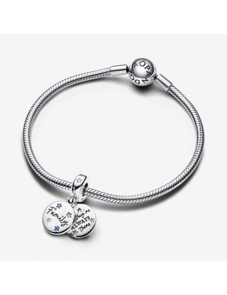 PANDORA Charm Pendant Double Amour Familial