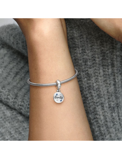 PANDORA Charm Pendant Double Amour Familial