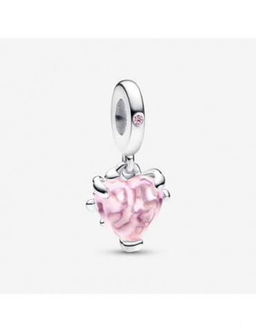 PANDORA Charm Arbre de Vie & Cœur Rose