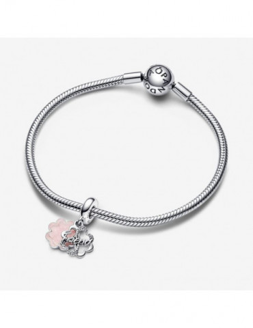 PANDORA Charm Pendant Double Trèfle à Quatre Feuilles de l'Amitié