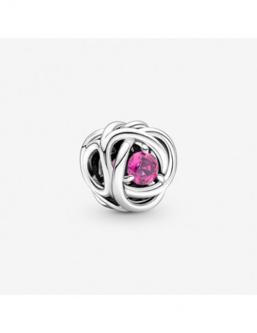 PANDORA Charm cercle éternel rose