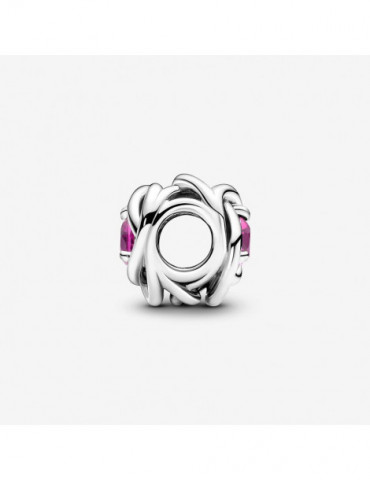 PANDORA Charm cercle éternel rose