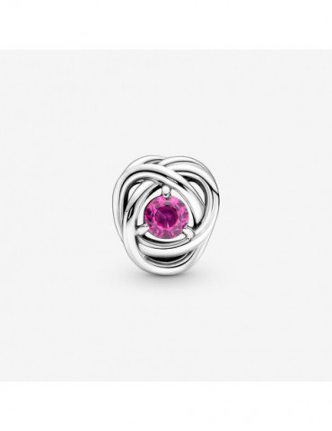 PANDORA Charm cercle éternel rose