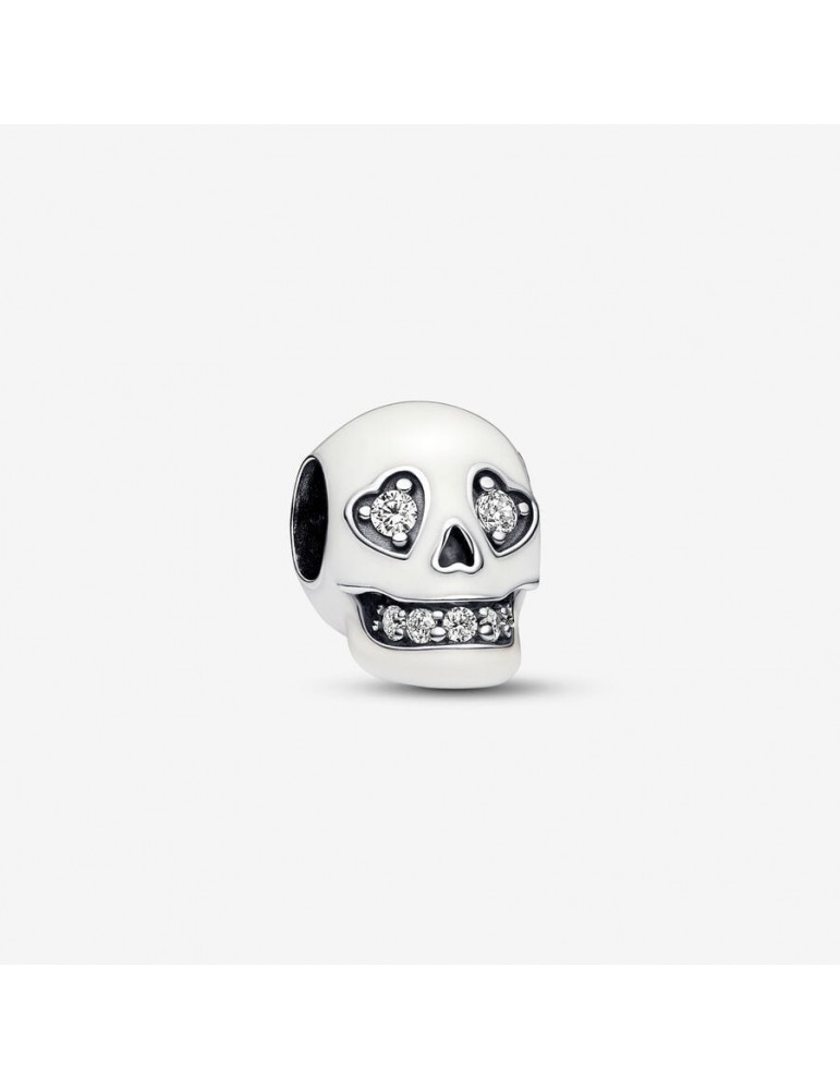 PANDORA Charm Luminescent Tête de Mort Scintillante