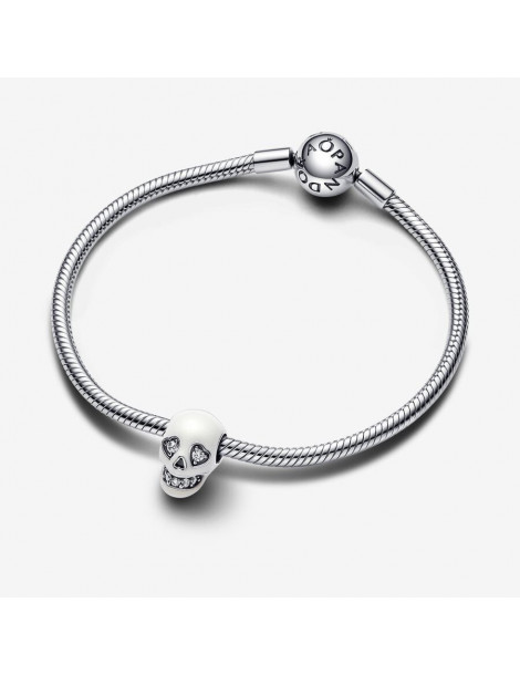 PANDORA Charm Luminescent Tête de Mort Scintillante