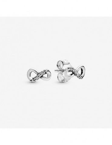 PANDORA Clous d'Oreilles Infini Scintillants