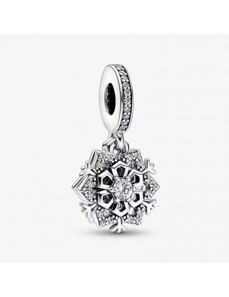 PANDORA Charm Pendent Double Flocon de Neige