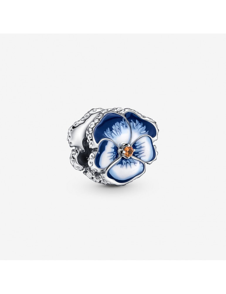 PANDORA Charm Pensée Bleu