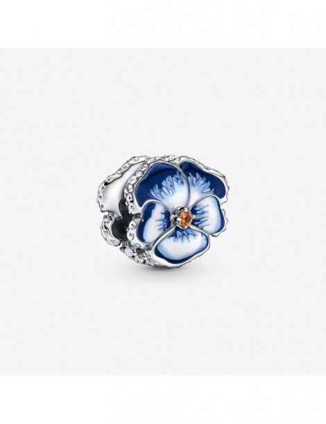 PANDORA Charm Pensée Bleu