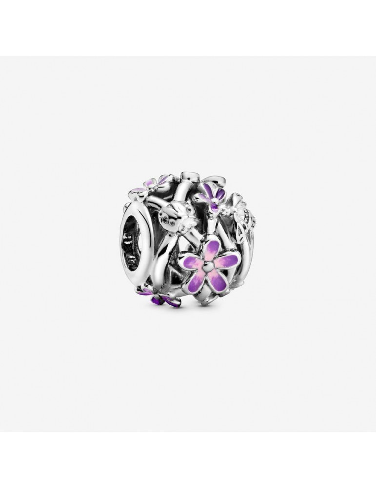 PANDORA Charm Marguerite Violette Ajouré