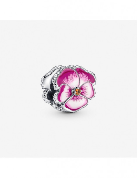 PANDORA Charm Pensée Rose