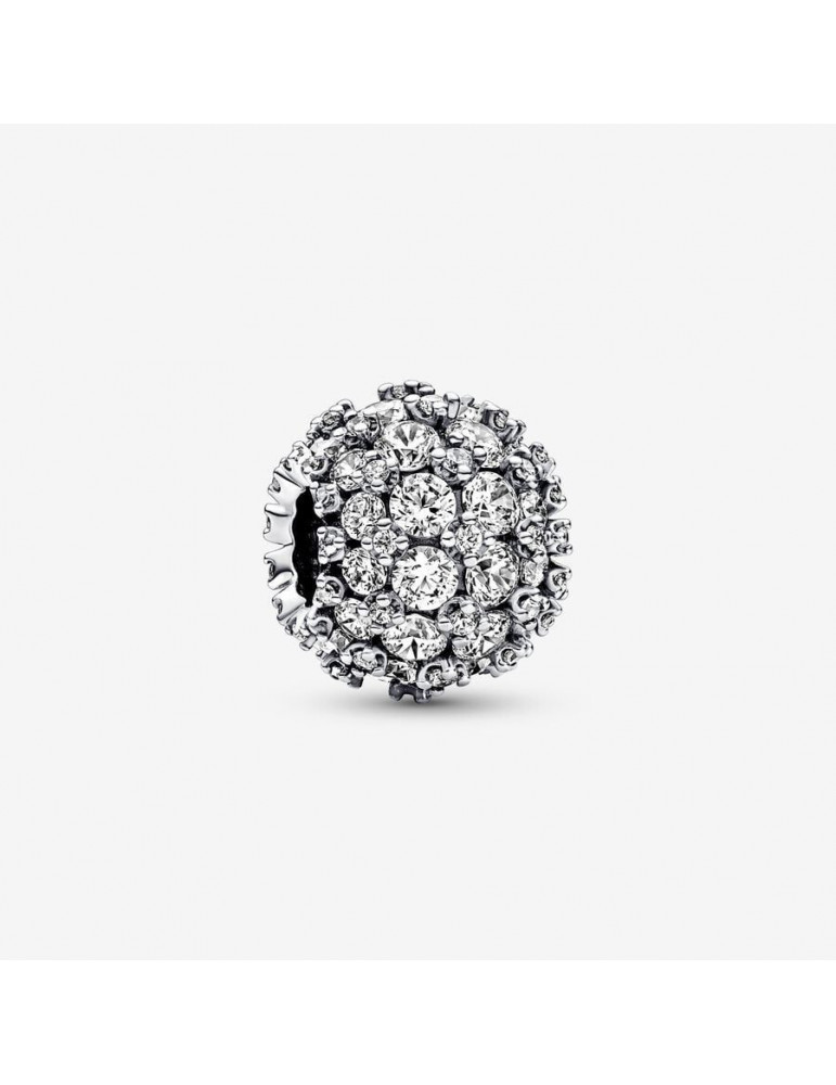 PANDORA Charm Rond Pavé Scintillant