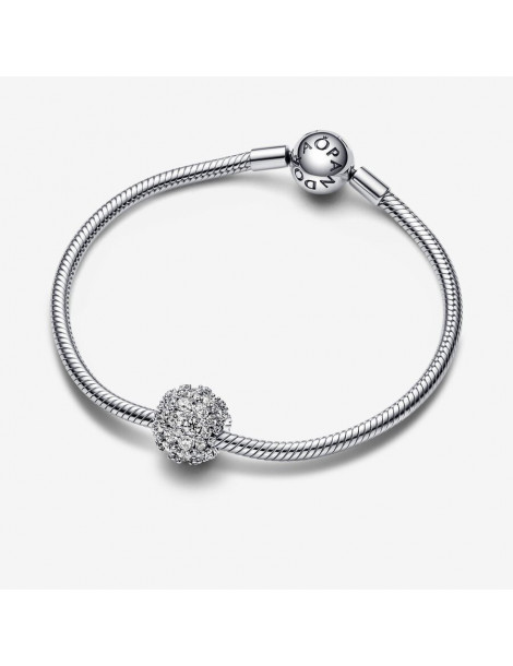 PANDORA Charm Rond Pavé Scintillant