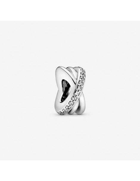 PANDORA Charm Espaceur Scintillant & Lignes